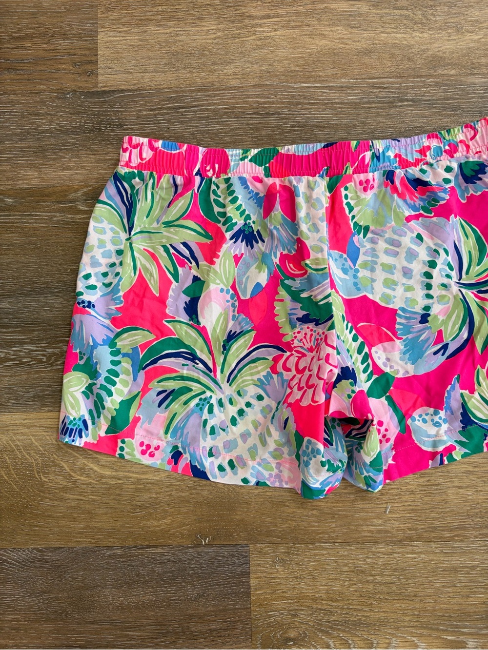 NWT Lilly Pulitzer Katia Short running shorts #006336 size L waist 34” - Picture 9 of 10
